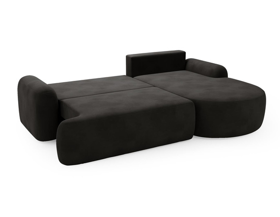 Ecksofa boucle L-Form OLIO Anthrazit