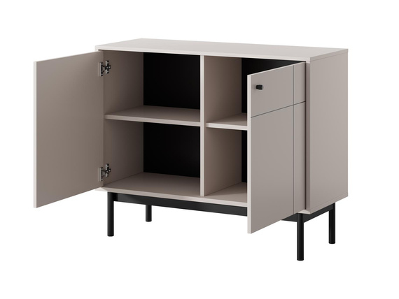 Kommode mit 2 Türen LONDON Caschmir