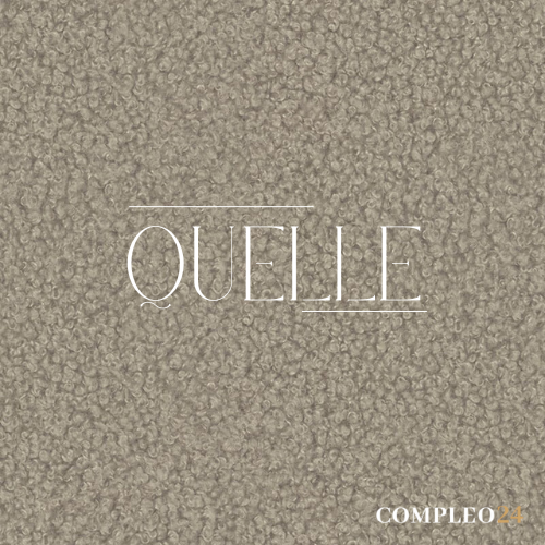 Praktische U-Form Bequeme Ecksofa Boucle Beige WOLKS