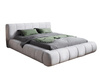 Polsterbett Designer Bett PALOS Velvet mit Bettkasten Grau