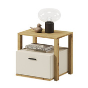 Nachtschrank mit Schublade LAGOS Eiche artisan Beige