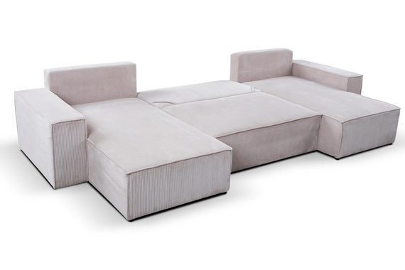  Ecksofa U-Form MALAG Beige