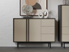Elegant Design Kommode Beige/Anthrazit MALTS