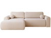 Design Ecksofa in modernem stil creme links AURA