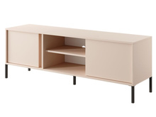TV-Schrank Beige mit LED-Beleuchtung NINA