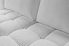 Praktische U-Form Bequeme Ecksofa Boucle Hellbeige WOLKS