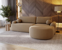 Ecksofa Rechts L Form OLIO Beige