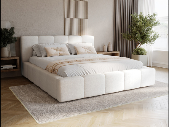 Polsterbett  Modern LARAS 160x200 Creme