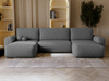 Graphit Bouclé Sofa U-Form TEDIS