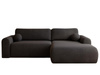 Design Ecksofa in modernem stil velvet graphit rechts AURA