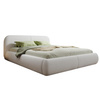 Komfort Doppelbett mit Polsterung 160x200 Weiß