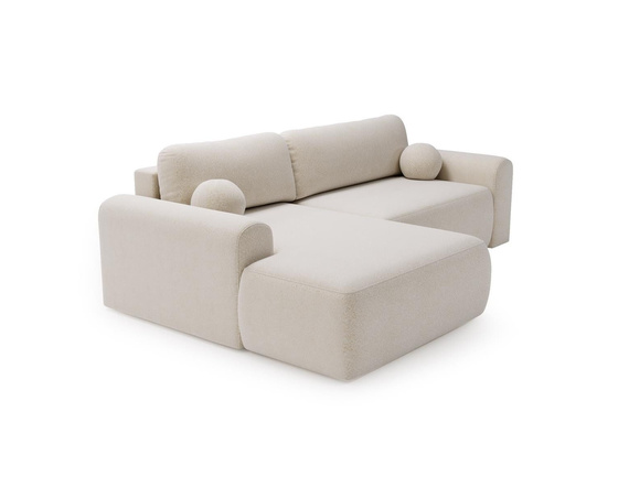 Design Ecksofa in modernem stil braun links AURA