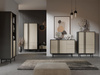 TV-Schrank mit 2 Türen Beige/Anthrazit MALTS