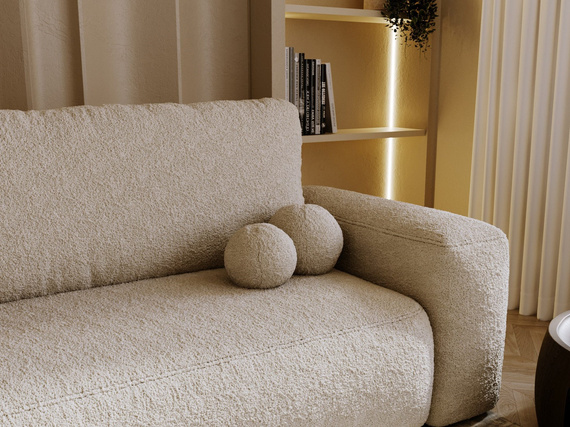 Ecksofa L-Form Links Schlaffunktion Stauraum Tedis Graphit