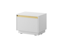 Nachttisch mit Schublade GLAM Weiß GLAM