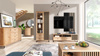 Couchtisch mit Schublade Modern 2 BORDO Eiche Artisan