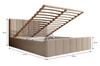 Bett LIVORA Boucle 140x200 CREME