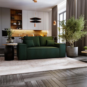 Schlafsofa mit Bettkasten kleine 188 cm breite MALAG Grün