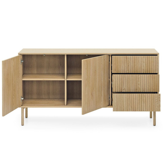 Klassisch Kommode 153cm breit Eiche 