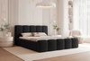Bubble Design Gepolstertes Bett 140x200 Schwarz HERME