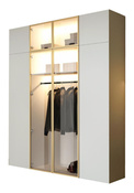 Moderner Kleiderschrank mit Glasfront Kaschmir STELLS