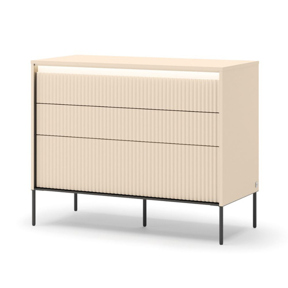 Kommode mit LED und Lamellen