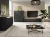 TV-Schrank für Wohnzimmer GLAM Schwarz