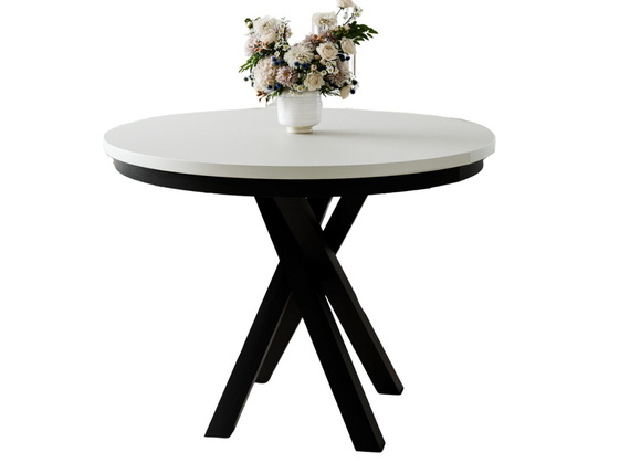 Küchentisch Weiß LOFTO 100-140 cm