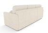Ecksofa mit Schlaffunktion MODERNA Creme