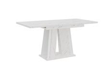 Esstisch Ausziehbar ANDZIAS 2 Weiß Marble