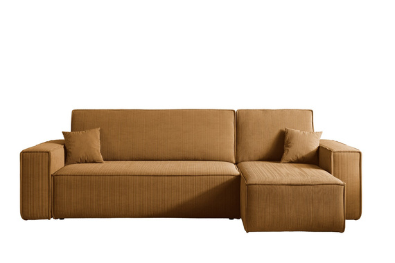 Ecksofa mit universelle Ottomane und Schlaffunktion KARL Gelb