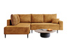 Linkes Ecksofa 257 cm bequem Gelb modern L-form BLAIR