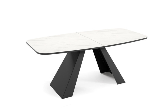 Elegant Esstisch 180 weiß Marmor LENO