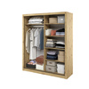 Mehrweckschrank ARTI mit Spiegel EICHE ARTISAN