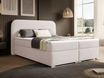 mit Topper \ 140 \ Weiß