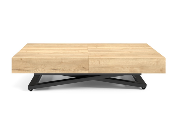 Couchtisch mit verstellbarer Höhe Eiche Halifax