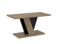 Couchtisch MANO Eiche Artisan+Schwarz