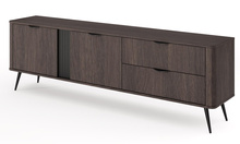 TV Lowboard MetallFuße Eiche dunin SHELLY