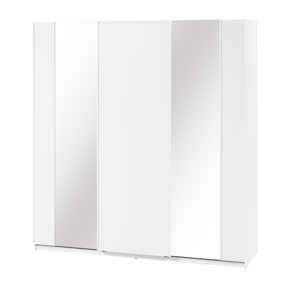 Schwebetürenschrank mit Spiegel LAVIAS Weiß