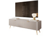 TV Tisch beige mit goldenen griffen BELLO