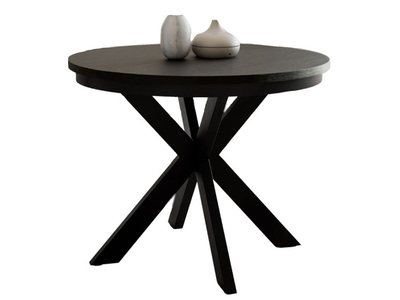 Runde Esstische BELLAMI  Schwarz Holz