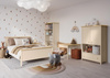 mit Schublade STARS Beige Nachtschrank, Elegant Kinderzimmer