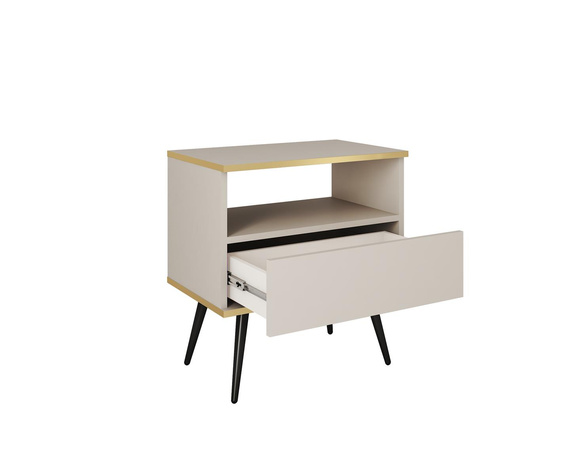 Nachttisch mit Schublade POLO Beige
