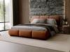 Polsterbett Design mit Stauraum 180x200 Kupfer 