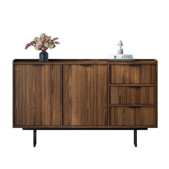  Japandi Kommode Nussbaum Holz COLGO