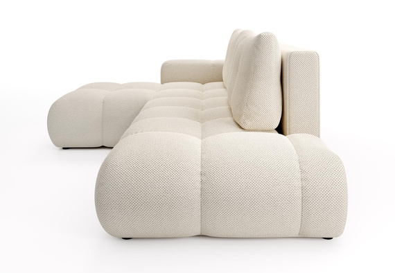 Modern L-form Ecke links oder rechts MOSSA BEIGE 