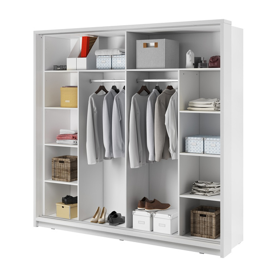 Schwebetürenschrank ARTI 14 Weiß
