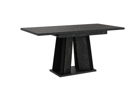 Esstisch Ausziehbar ANDZIAS 2 Schwarz Marble