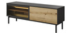TV-Schrank industrial Schlafzimmer, 150 cm breit, 2 Türen LUKS