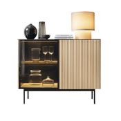 Kommode schmal Eiche vicenza elegant modern 107 cm OMBIS